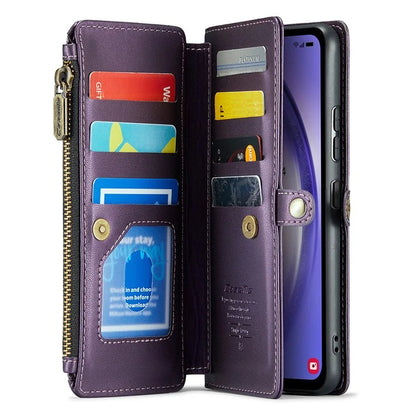 CASEME C36 Series For Samsung Galaxy A54 5G RFID Blocking Case PU Leather Wallet Phone Cover