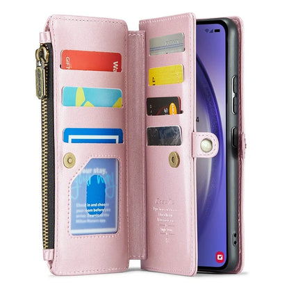 CASEME C36 Series For Samsung Galaxy A54 5G RFID Blocking Case PU Leather Wallet Phone Cover