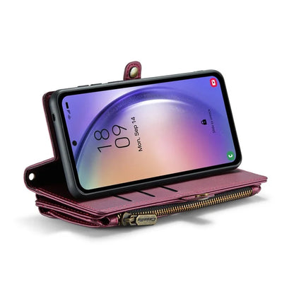 CASEME C36 Series For Samsung Galaxy A54 5G RFID Blocking Case PU Leather Wallet Phone Cover