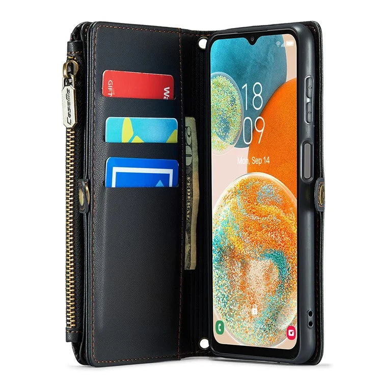 CASEME C36 Series For Samsung Galaxy A23 4G / A23 5G (Global Version) Wallet Phone Case PU Leather Flip Cover