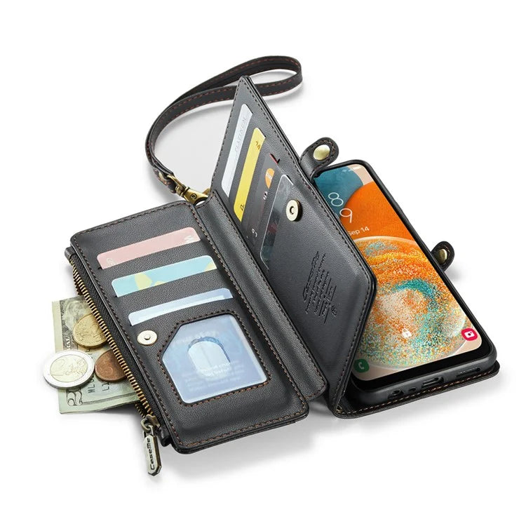 CASEME C36 Series For Samsung Galaxy A23 4G / A23 5G (Global Version) Wallet Phone Case PU Leather Flip Cover