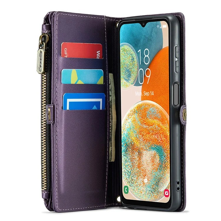 CASEME C36 Series For Samsung Galaxy A23 4G / A23 5G (Global Version) Wallet Phone Case PU Leather Flip Cover