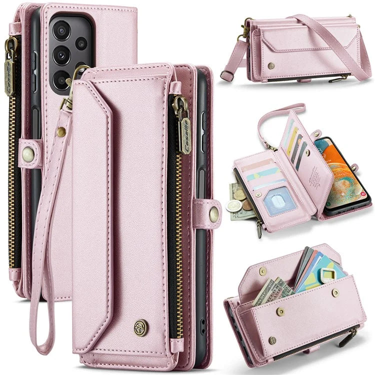 CASEME C36 Series For Samsung Galaxy A23 4G / A23 5G (Global Version) Wallet Phone Case PU Leather Flip Cover