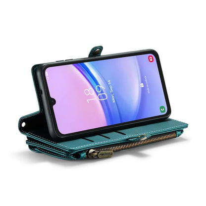CASEME C36 Series For Samsung Galaxy A15 4G / 5G Case Leather Phone Cover with Shoulder Strap Coin Pocket
