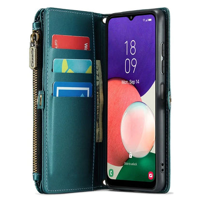 CASEME C36 Series For Samsung Galaxy A22 5G (EU Version) Case Crossbody Lanyard Flip Leather Phone Cover