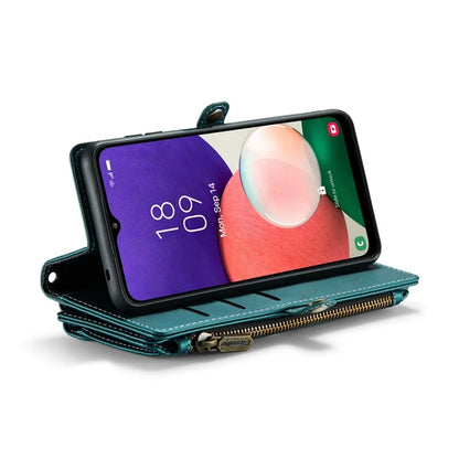 CASEME C36 Series For Samsung Galaxy A22 5G (EU Version) Case Crossbody Lanyard Flip Leather Phone Cover