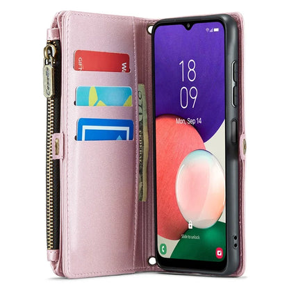 CASEME C36 Series For Samsung Galaxy A22 5G (EU Version) Case Crossbody Lanyard Flip Leather Phone Cover