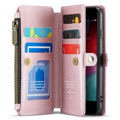 CASEME C36 Series For iPhone 6 / 6s / 7 / 8 / SE (2020) / SE (2022) Case Leather Handbag Phone Cover RFID Blocking