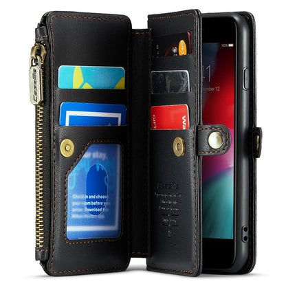 CASEME C36 Series For iPhone 6 / 6s / 7 / 8 / SE (2020) / SE (2022) Case Leather Handbag Phone Cover RFID Blocking