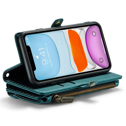 CASEME C36 Series For iPhone 11 Case Wallet Flip PU Leather Phone Cover with Wrist Strap / Shoulder Strap