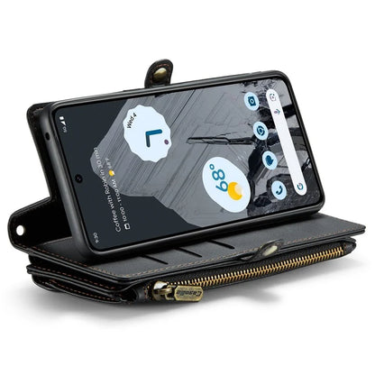 CASEME C36 Series For Google Pixel 8 Pro Case PU Leather Phone Cover Zipper Pocket Handbag RFID Blocking