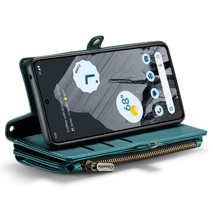 CASEME C36 Series For Google Pixel 8 Pro Case PU Leather Phone Cover Zipper Pocket Handbag RFID Blocking