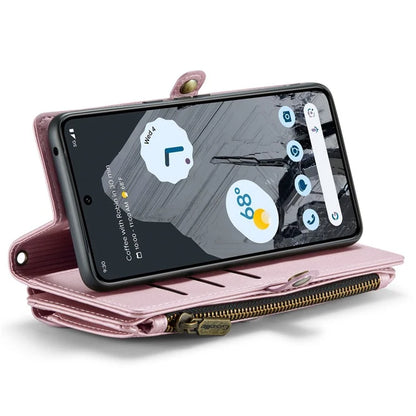 CASEME C36 Series For Google Pixel 8 Pro Case PU Leather Phone Cover Zipper Pocket Handbag RFID Blocking