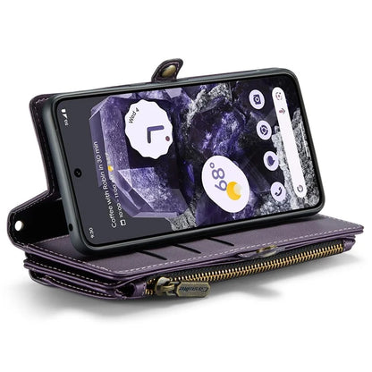 CASEME C36 Series For Google Pixel 8 Crossbody Case PU Leather Phone Cover Wallet RFID Blocking Protection