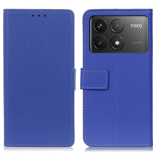 For Xiaomi Poco F6 Pro 5G / K70 5G / K70 Pro 5G Case Stand Textured PU Leather Phone Cover