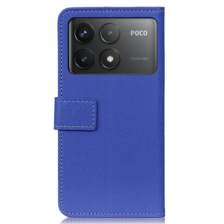 For Xiaomi Poco F6 Pro 5G / K70 5G / K70 Pro 5G Case Stand Textured PU Leather Phone Cover