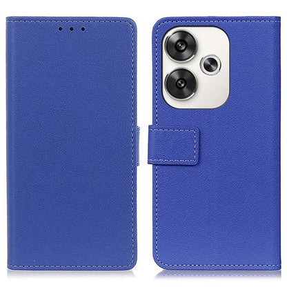 For Xiaomi Poco F6 5G / Turbo 3 5G Stand Case Textured PU Leather Phone Cover