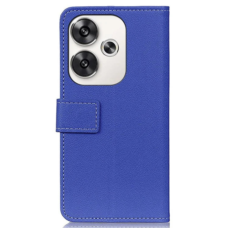 For Xiaomi Poco F6 5G / Turbo 3 5G Stand Case Textured PU Leather Phone Cover