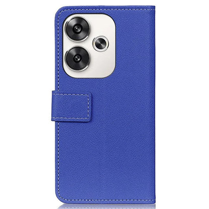 For Xiaomi Poco F6 5G / Turbo 3 5G Stand Case Textured PU Leather Phone Cover
