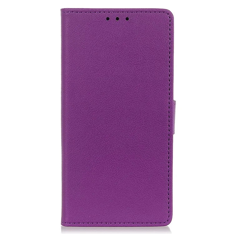 For Xiaomi Poco F6 5G / Turbo 3 5G Stand Case Textured PU Leather Phone Cover