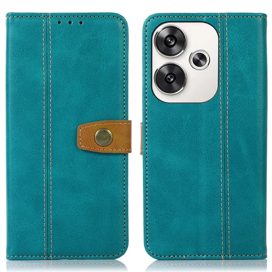 For Xiaomi Poco F6 5G / Redmi Turbo 3 5G Case Calf Texture Flip Leather Phone Cover