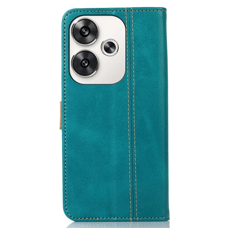 For Xiaomi Poco F6 5G / Redmi Turbo 3 5G Case Calf Texture Flip Leather Phone Cover