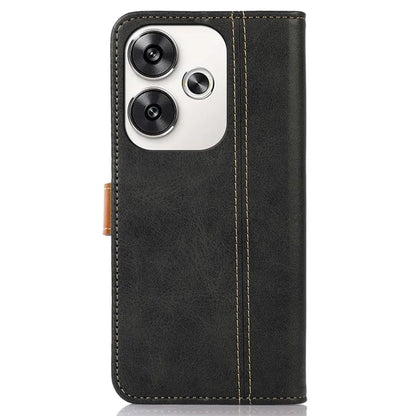 For Xiaomi Poco F6 5G / Redmi Turbo 3 5G Case Calf Texture Flip Leather Phone Cover