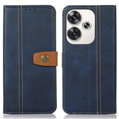For Xiaomi Poco F6 5G / Redmi Turbo 3 5G Case Calf Texture Flip Leather Phone Cover