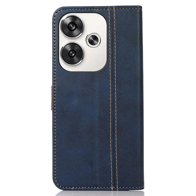 For Xiaomi Poco F6 5G / Redmi Turbo 3 5G Case Calf Texture Flip Leather Phone Cover