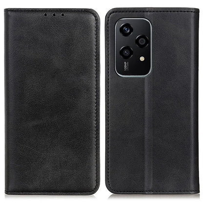 For Honor 200 Lite Protective Case Magnetic Closing Split Leather Wallet Phone Shell