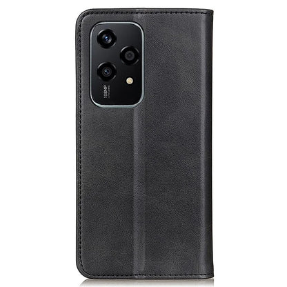 For Honor 200 Lite Protective Case Magnetic Closing Split Leather Wallet Phone Shell