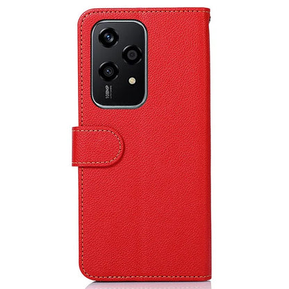 KHAZNEH For Honor 200 Lite Case Leather Wallet Phone Cover Litchi Texture RFID Blocking