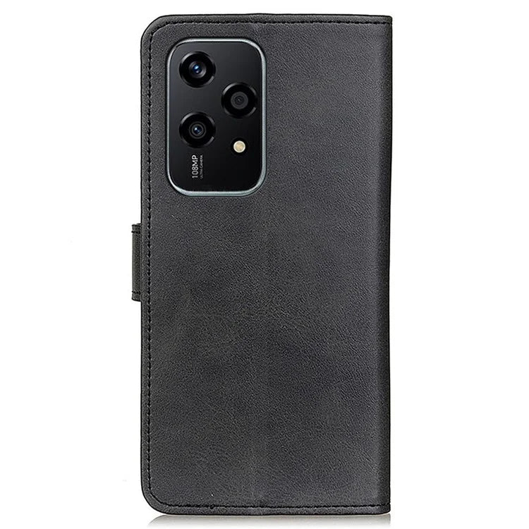 For Honor 200 Lite Case Cowhide Texture Leather Phone Cover TPU Inner