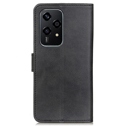 For Honor 200 Lite Case Cowhide Texture Leather Phone Cover TPU Inner