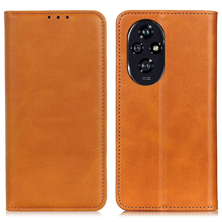 For Honor 200 Pro 5G Shockproof Case Magnetic Closing Split Leather Wallet Phone Shell