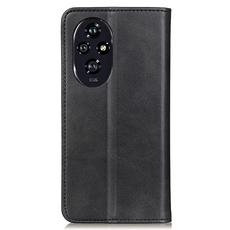 For Honor 200 Pro 5G Shockproof Case Magnetic Closing Split Leather Wallet Phone Shell
