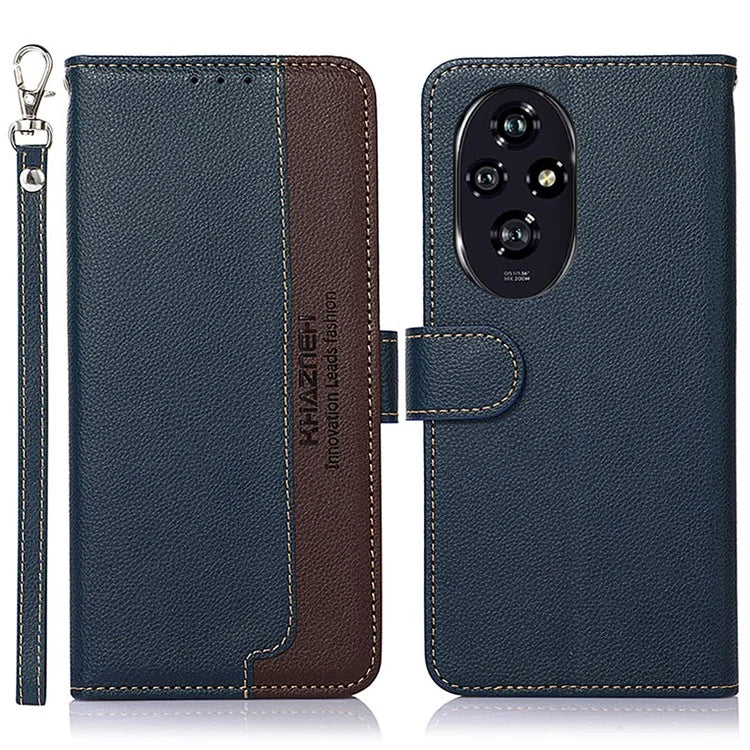 KHAZNEH For Honor 200 5G Case Leather Phone Cover with RFID Blocking Wallet