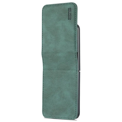 AZNS For Samsung Galaxy Z Flip6 5G Case Card Slots PU Leather Folding Phone Cover