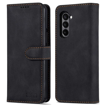 AZNS For Samsung Galaxy Z Fold6 5G Case Leather Phone Cover with Wallet Stand