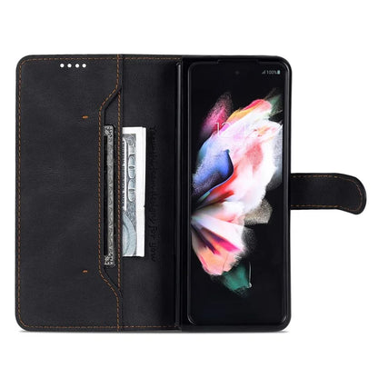 AZNS For Samsung Galaxy Z Fold6 5G Case Leather Phone Cover with Wallet Stand