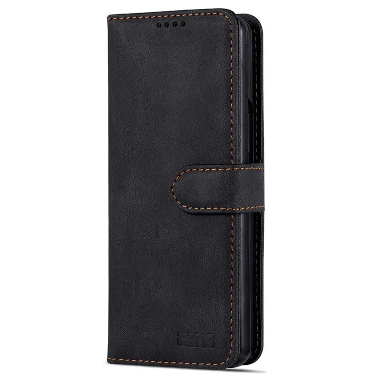 AZNS For Samsung Galaxy Z Fold6 5G Case Leather Phone Cover with Wallet Stand