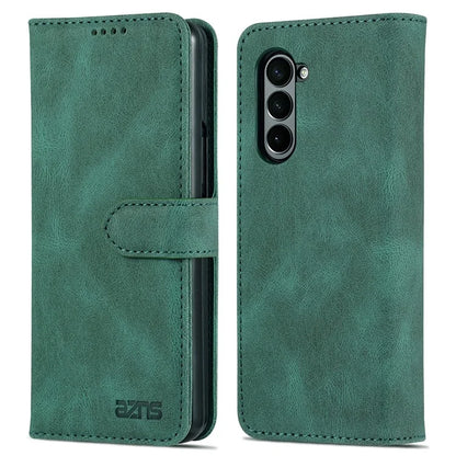 AZNS For Samsung Galaxy Z Fold6 5G Case Leather Phone Cover with Wallet Stand