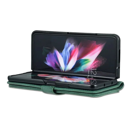 AZNS For Samsung Galaxy Z Fold6 5G Case Leather Phone Cover with Wallet Stand