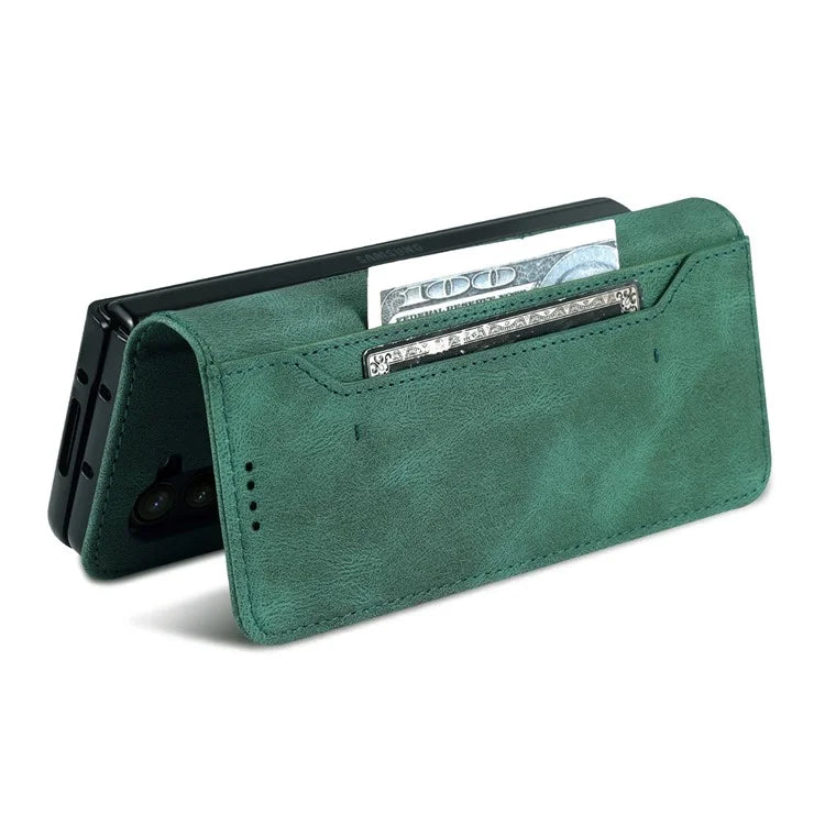 AZNS For Samsung Galaxy Z Fold6 5G Case Leather Phone Cover with Wallet Stand