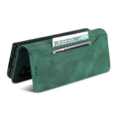 AZNS For Samsung Galaxy Z Fold6 5G Case Leather Phone Cover with Wallet Stand