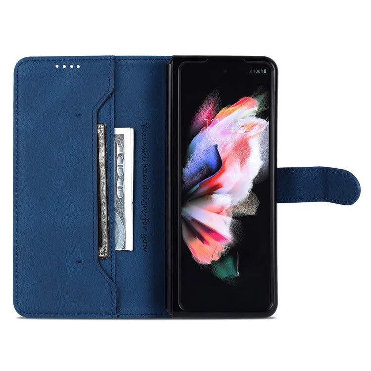 AZNS For Samsung Galaxy Z Fold6 5G Case Leather Phone Cover with Wallet Stand