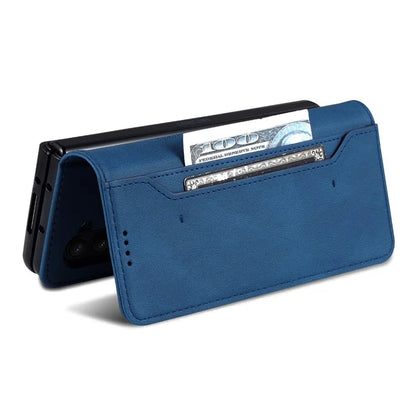 AZNS For Samsung Galaxy Z Fold6 5G Case Leather Phone Cover with Wallet Stand