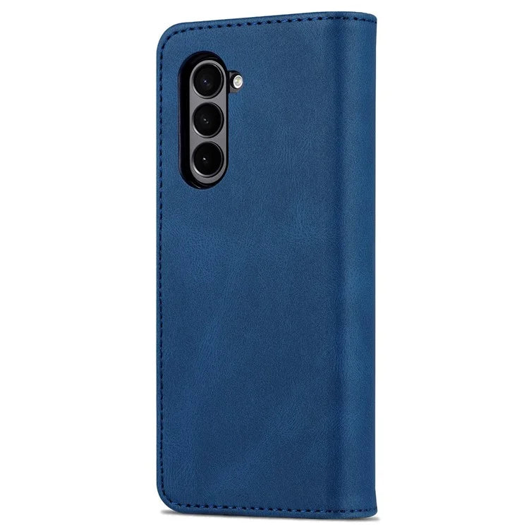 AZNS For Samsung Galaxy Z Fold6 5G Case Leather Phone Cover with Wallet Stand