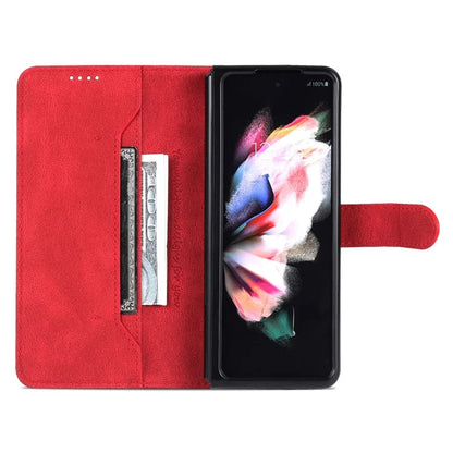 AZNS For Samsung Galaxy Z Fold6 5G Case Leather Phone Cover with Wallet Stand
