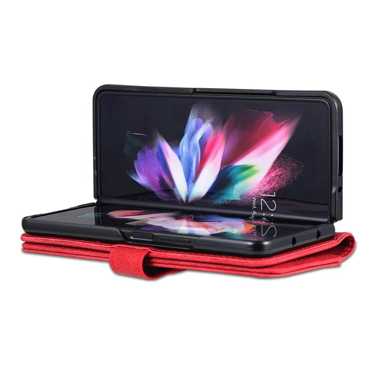 AZNS For Samsung Galaxy Z Fold6 5G Case Leather Phone Cover with Wallet Stand